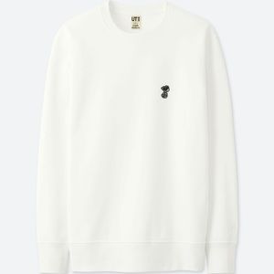 Uniqlo Snoopy X Kaws White Sweatshirt